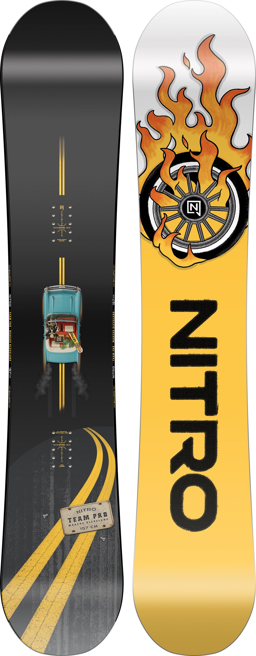 The 2026 Nitro Team Pro MK Snowboard - Pro-Caliber Freestyle