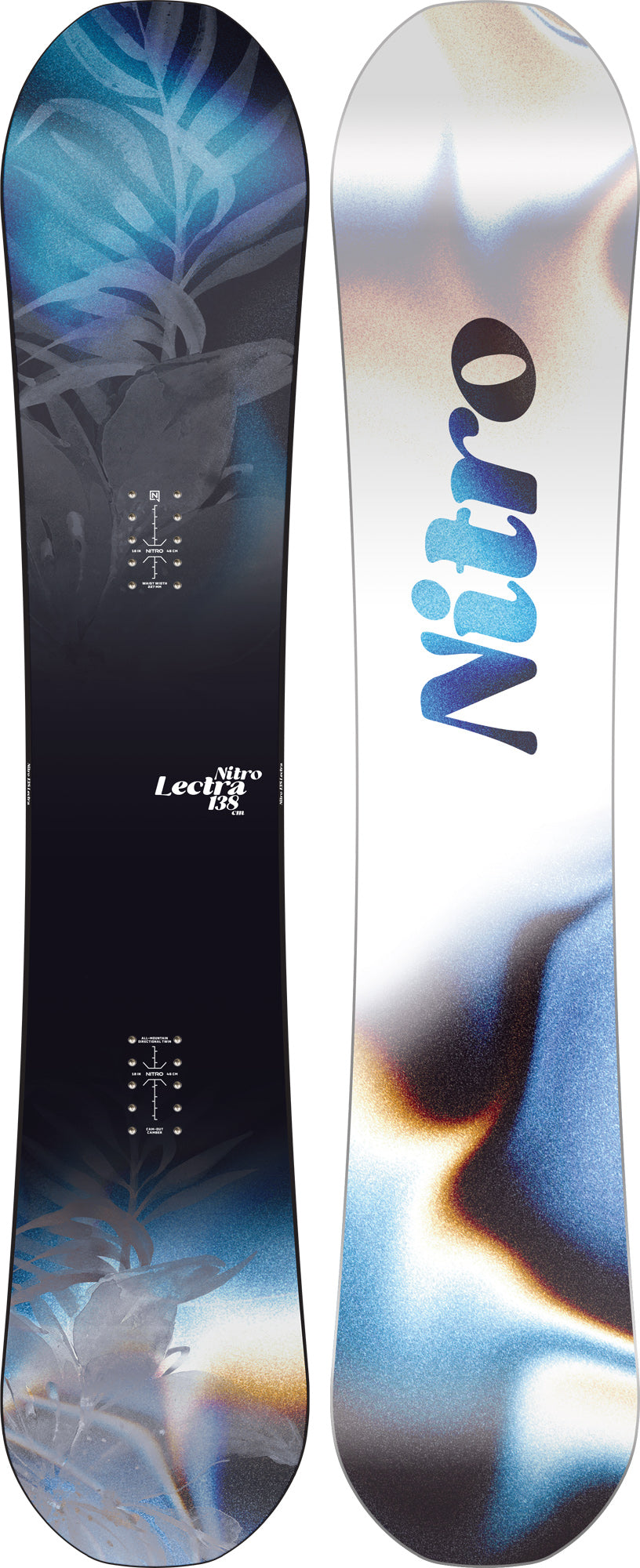 The 2026 Nitro Lectra Leaf Cam-Out Women's Snowboard - The Fun