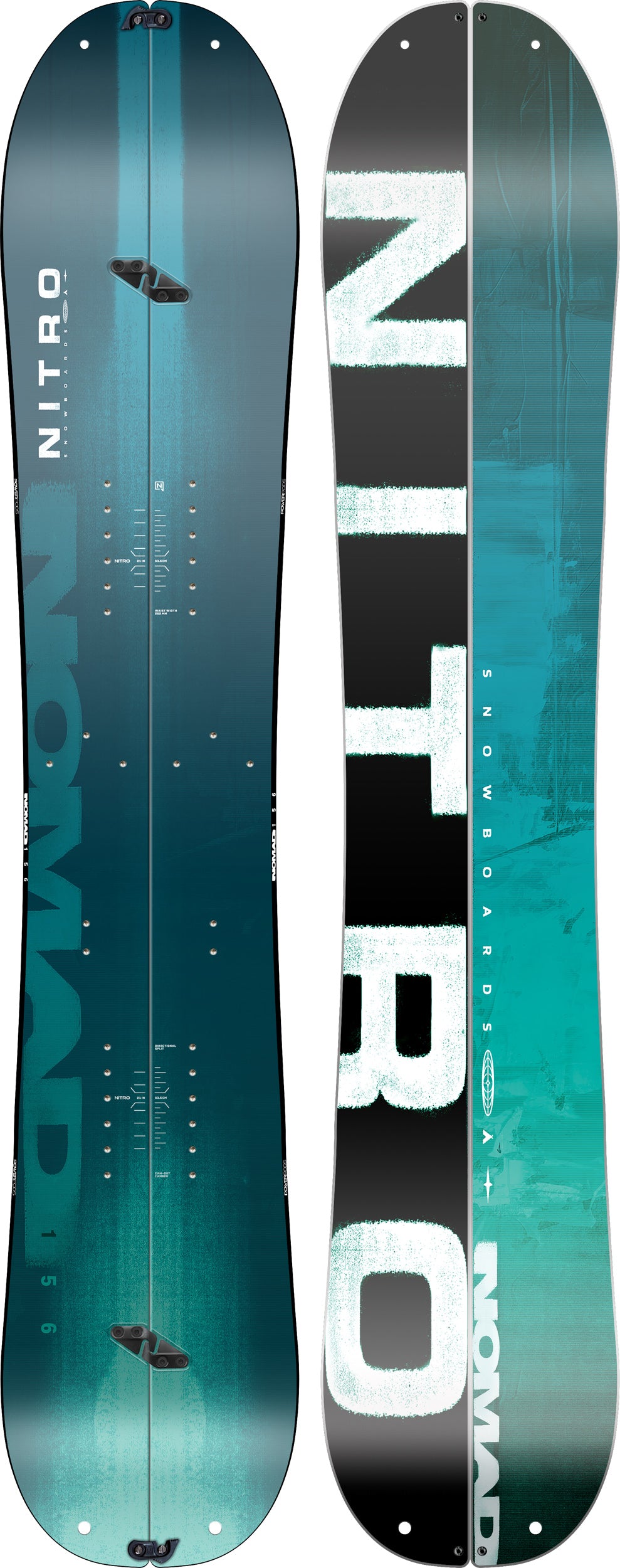 burton family tree speed date retro snowboard The 2026 Nitro Nomad Splitboard
