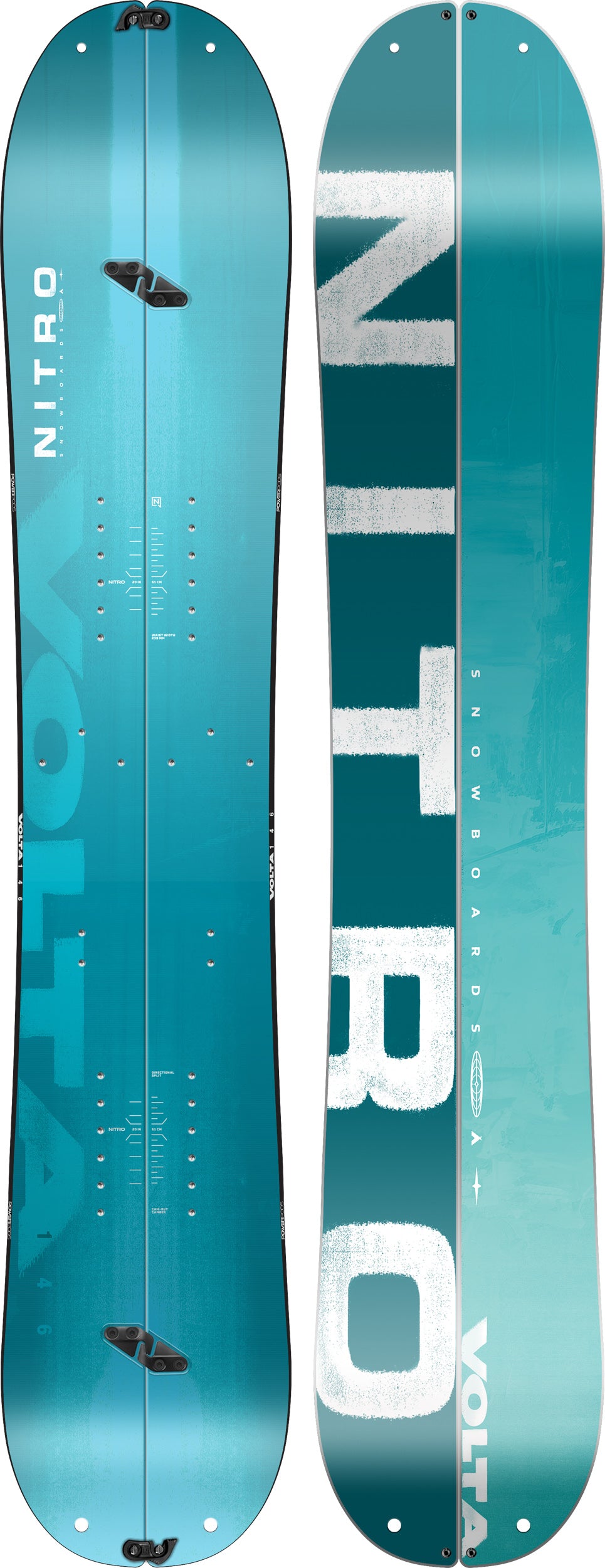 The 2026 Nitro Volta Women's Splitboard
