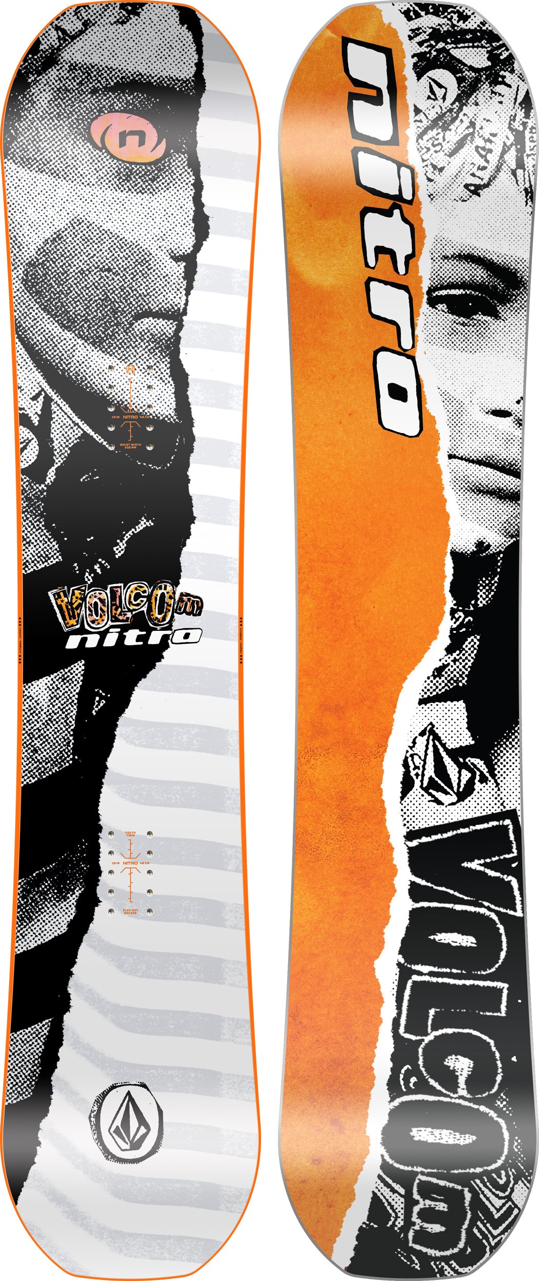 ride 132 cm snowboard Nitro Ripper Youth x Volcom Youth Snowboard