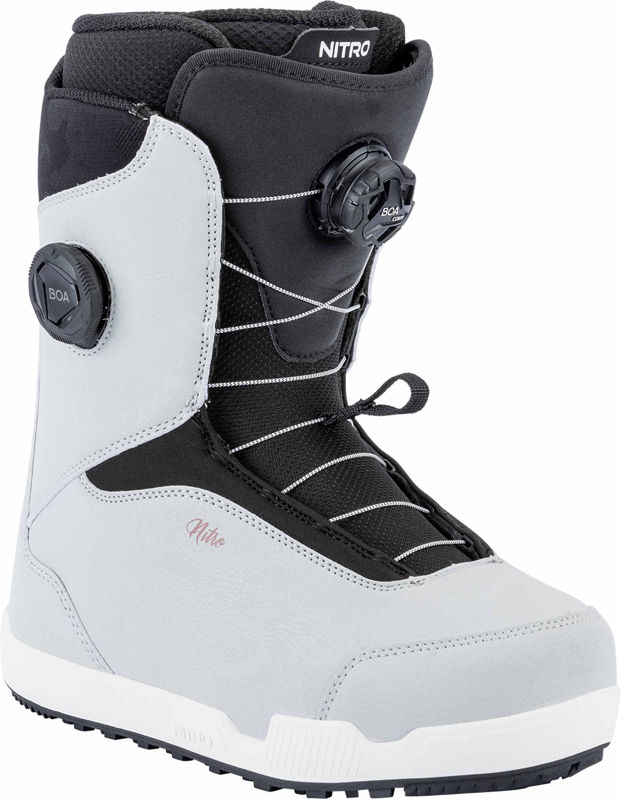 boots snowboard femme nitro Women's Fate BOA 2026 Ice/Lavender 6 Engineered with Nitros renowned boot NITRO 2024 DYNASTY STEP ON