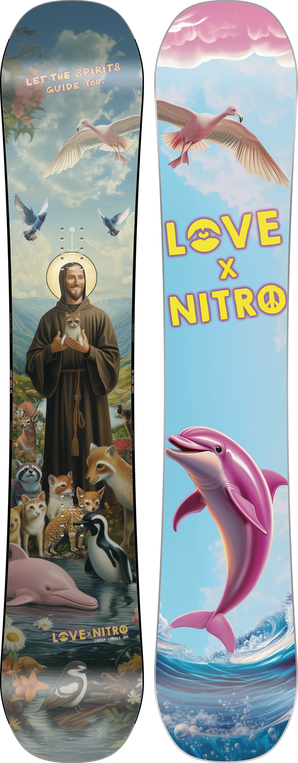 Nitro Cheap Thrills X Love Snowboard