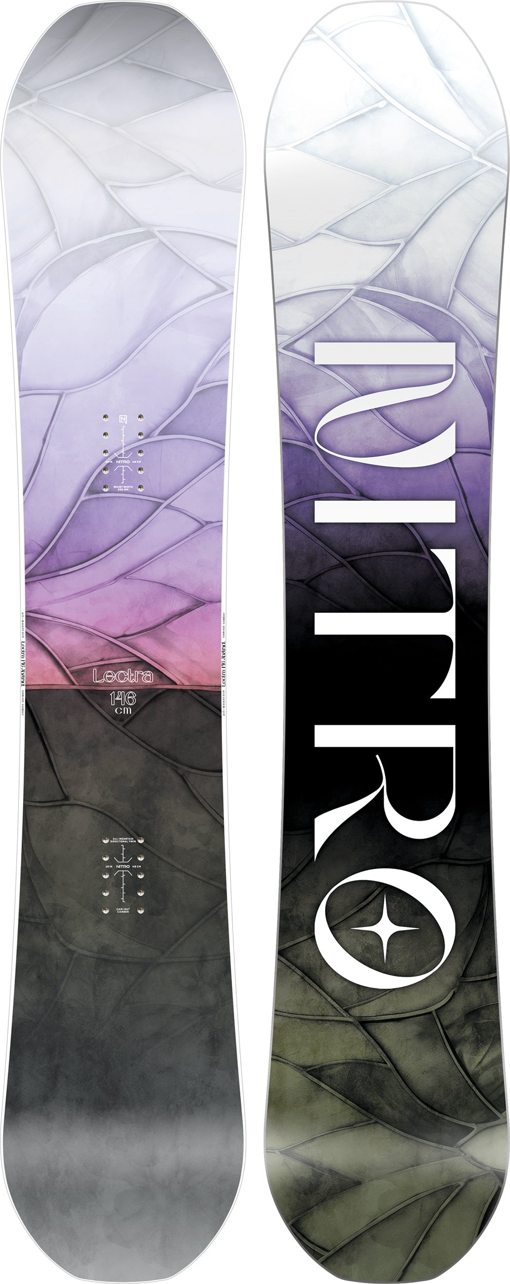 Nitro Lectra Leaf Women's Snowboard