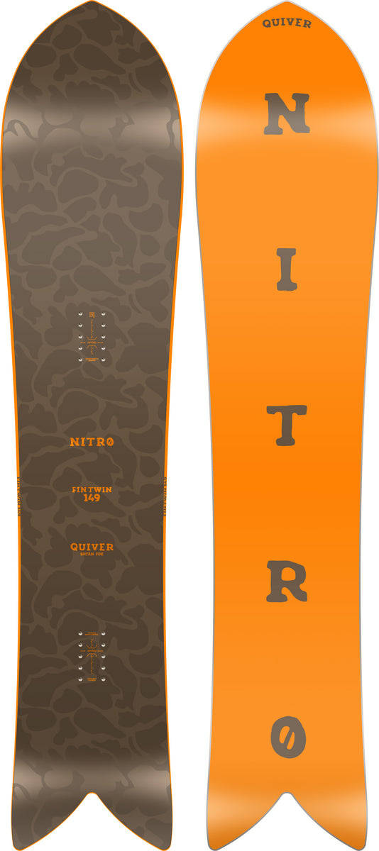 The 2026 Nitro Fintwin Snowboard