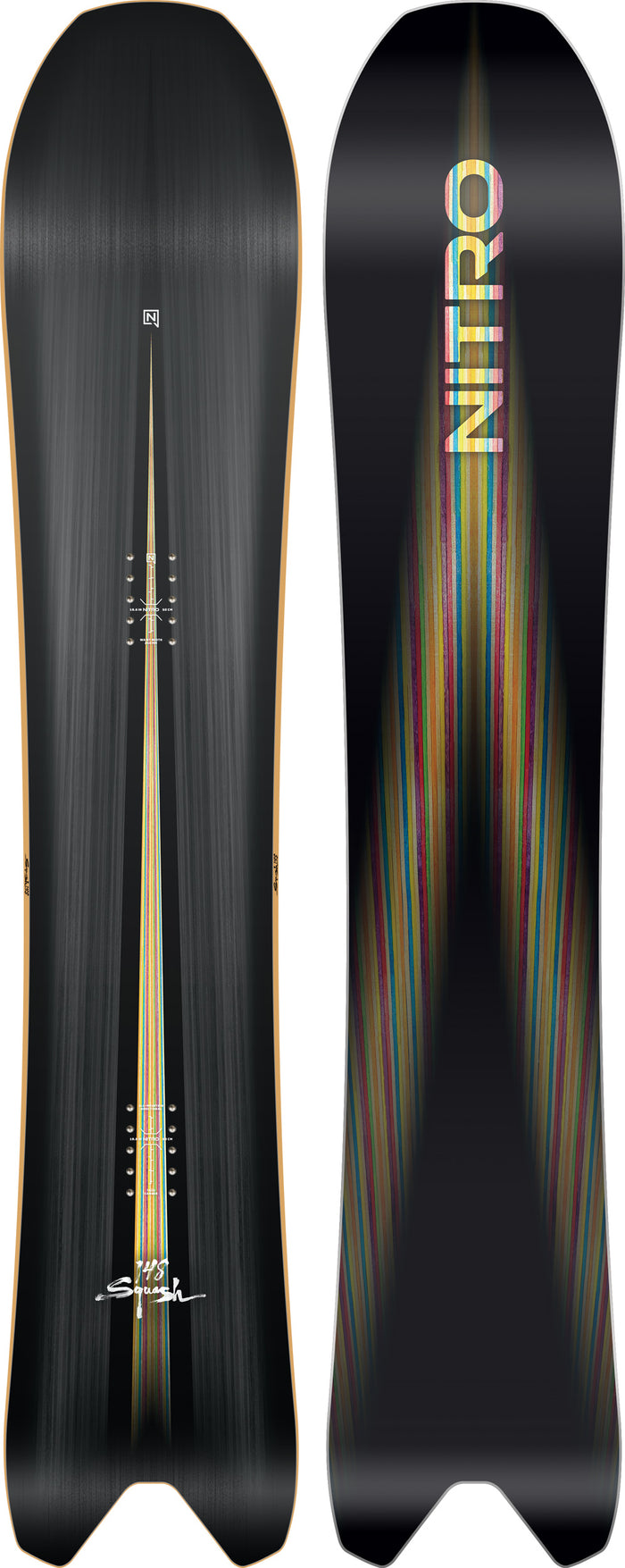 Nitro Tabla De Snowboard Para Mujer, Squash Split W BRD ´24, Tabla De Splitboard, Tapered Swallowtail Splitboard, Camber Verde