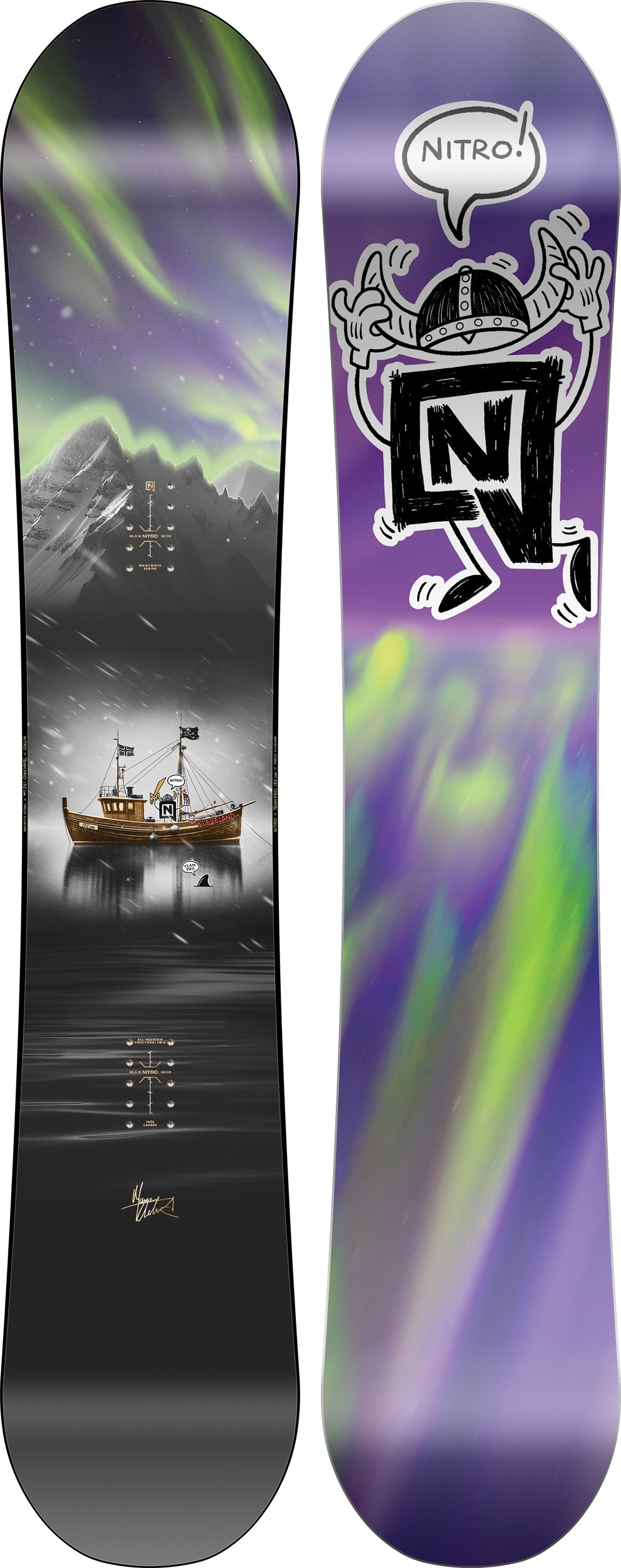 The 2026 Nitro Team Pro MK Wide Snowboard