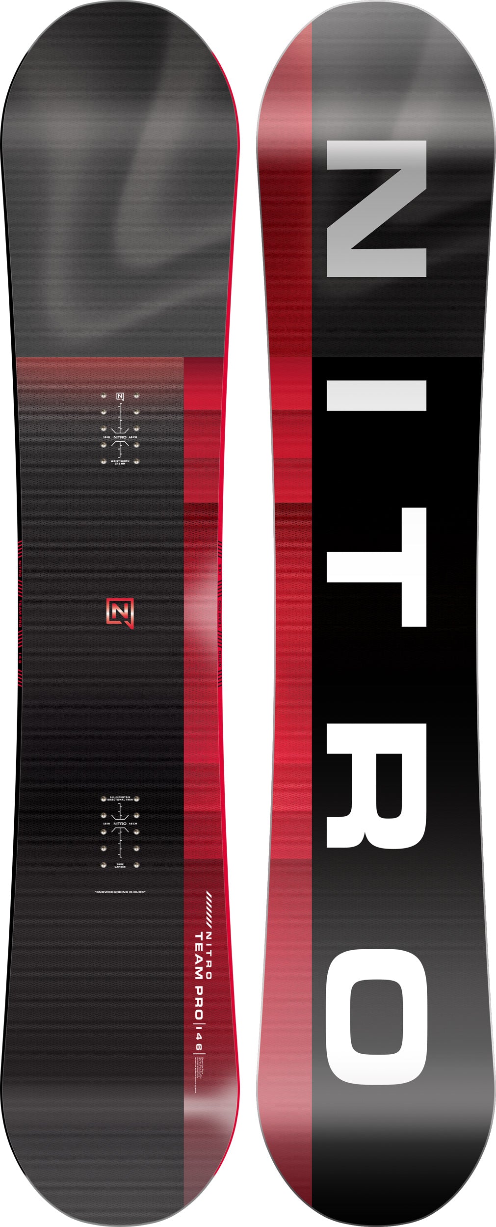 The 2026 Nitro Team Pro Snowboard