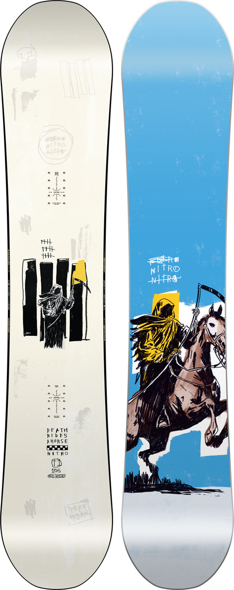 The 2026 Nitro T1 Mid-Wide Snowboard