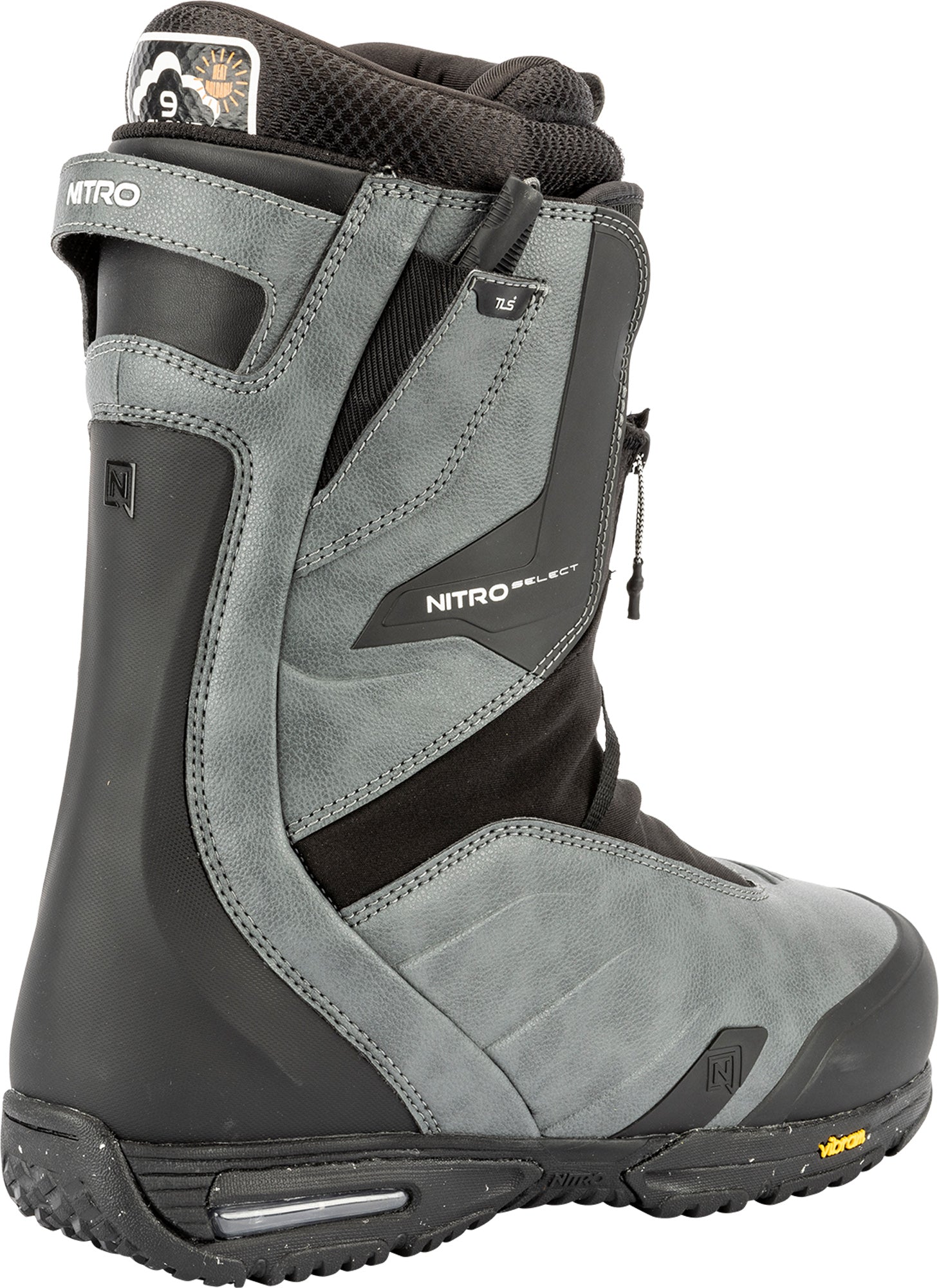 Nitro Select TLS+ Snowboard Boots - Charcoal / Black