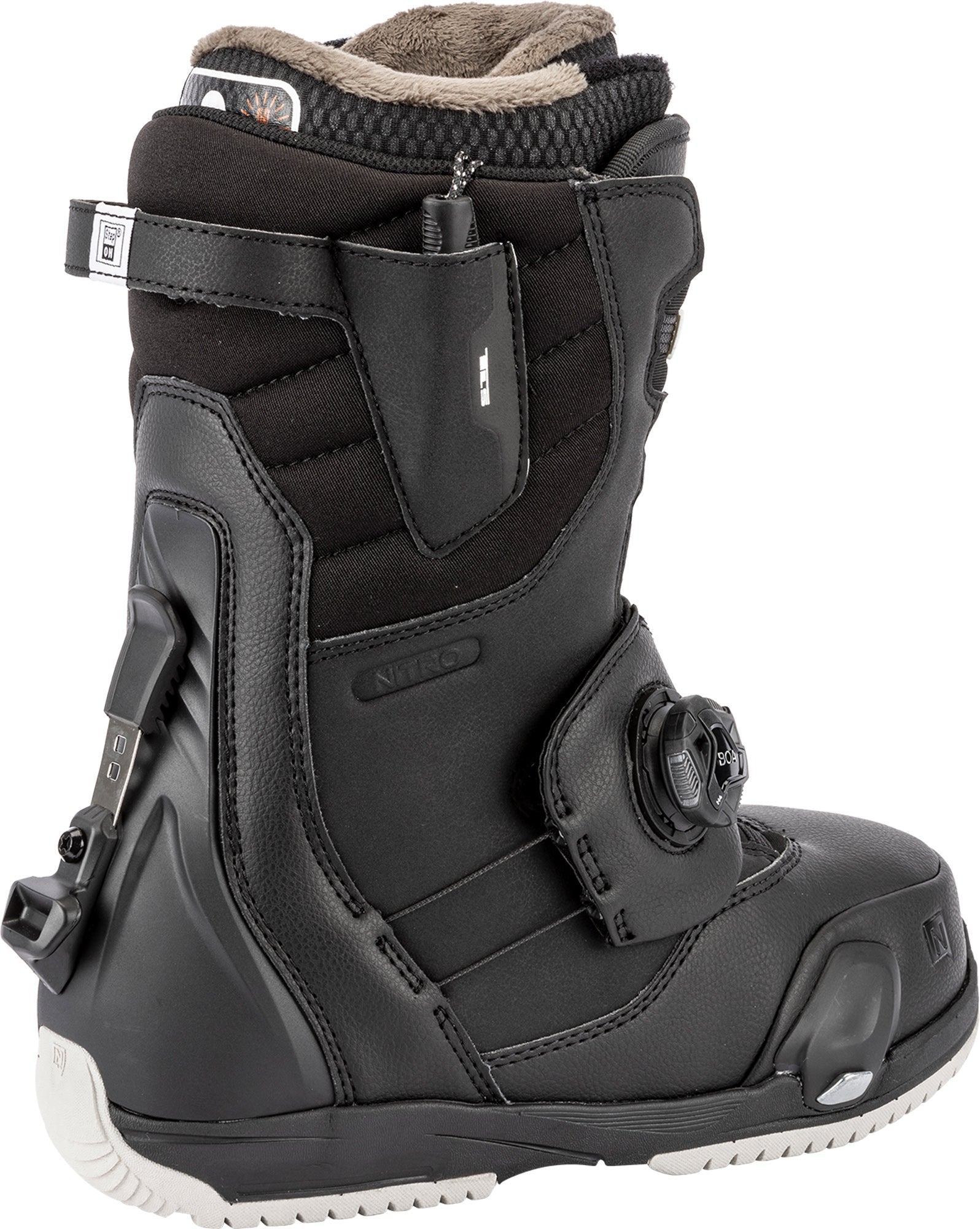 NITRO CAVE TLS スノーボードブーツ Nitro Cave Step On TLS Women's Snowboard Boots - Black