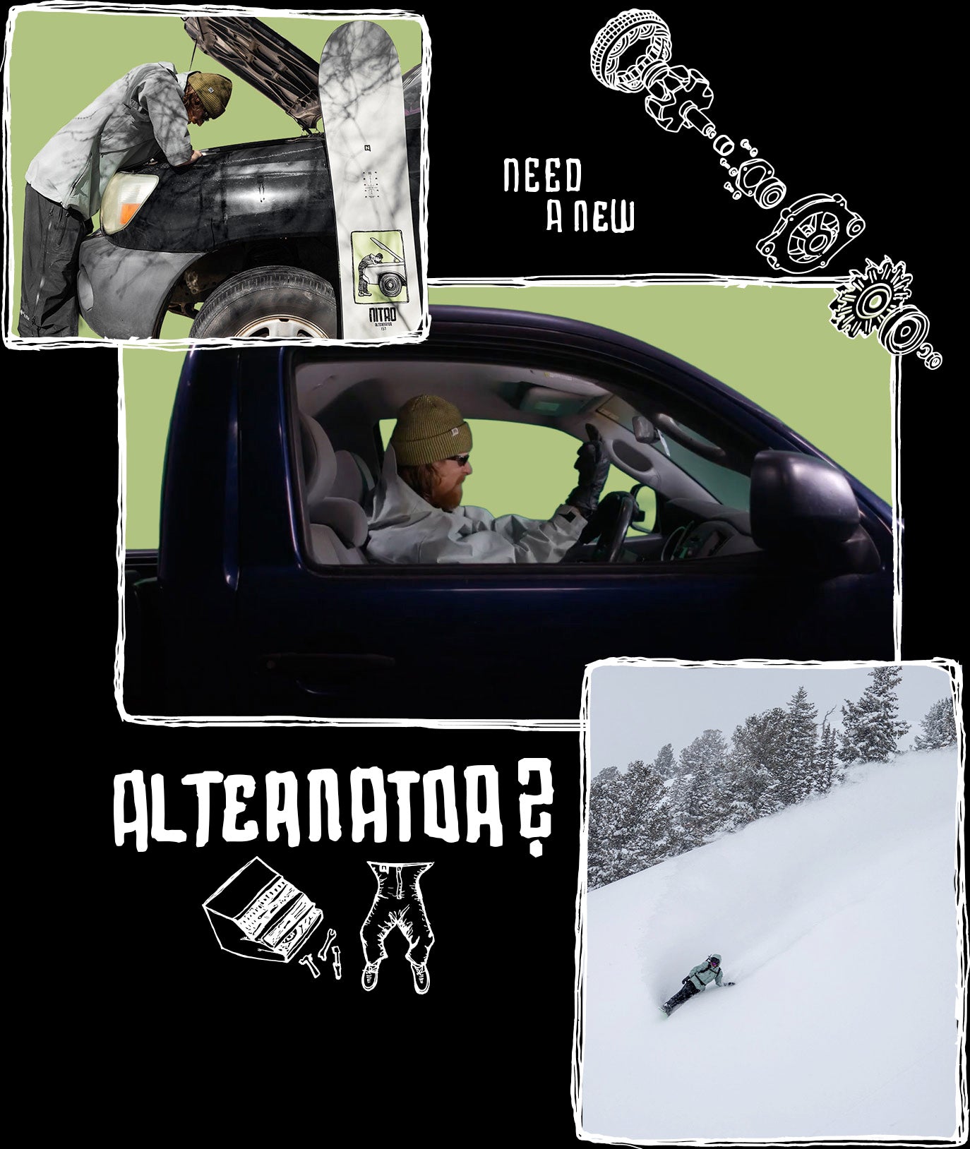 Need a new Alternator? Campaign image with Griffin Siebert.