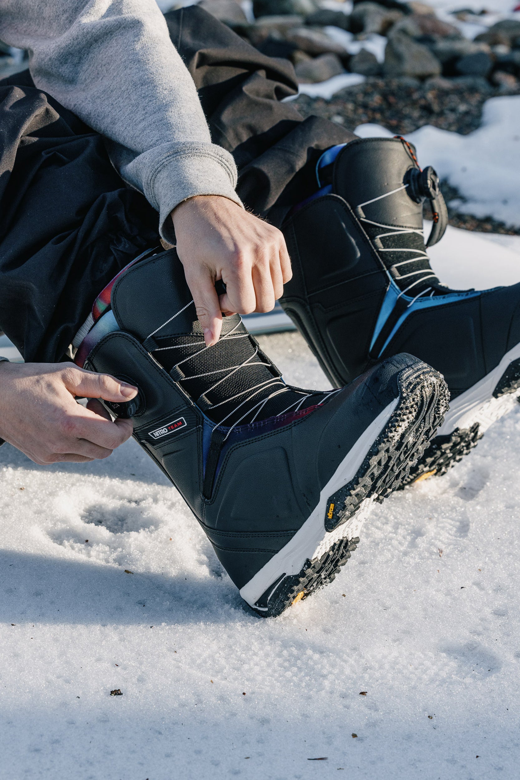 Nitro Team BOA Wide Snowboard Boots - Black
